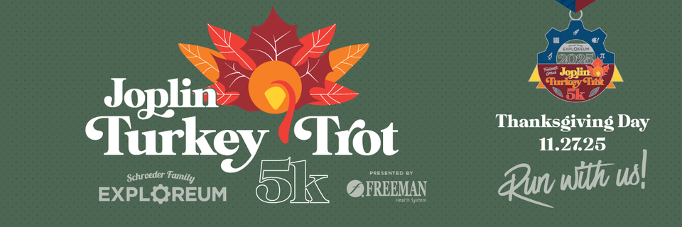 Registration is OPEN for the 14th annual Joplin Turkey Trot!